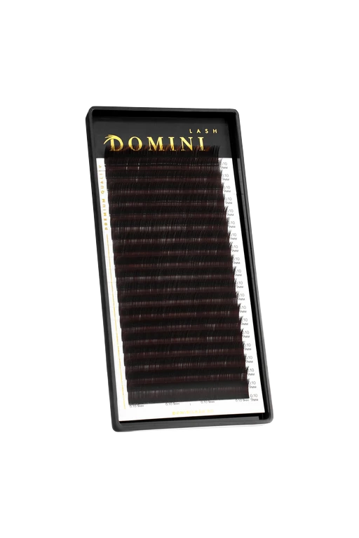 Ресницы DOMINI Горький шоколад Микс (20 линий)